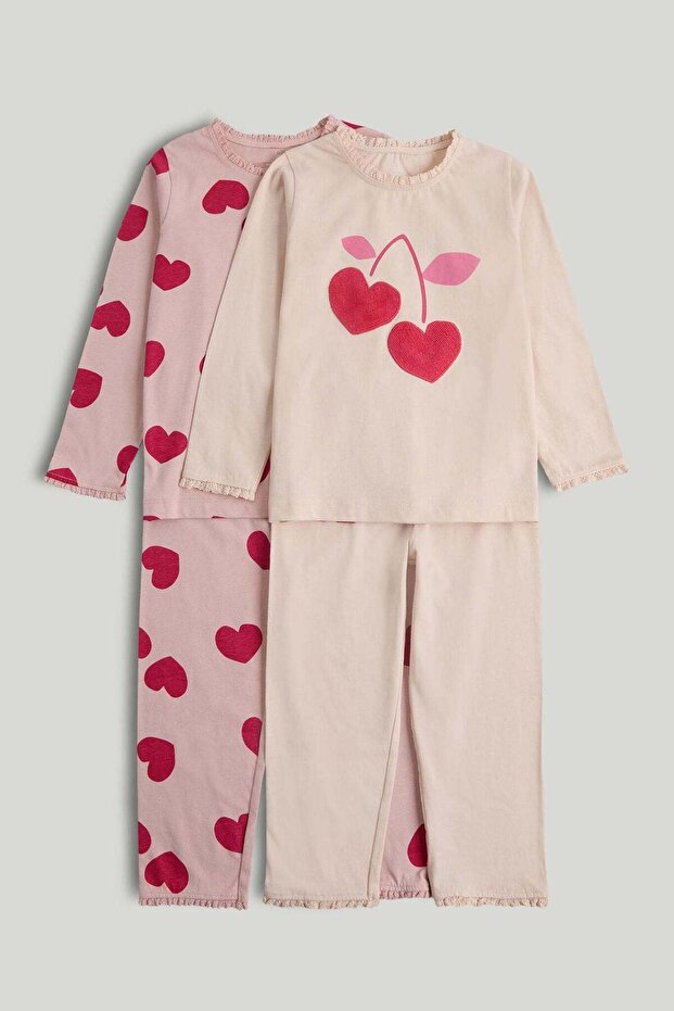 2 Pack Cherry Pyjamas