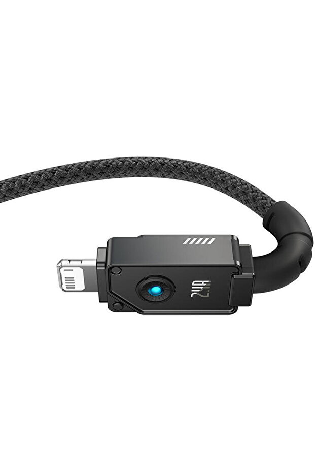 Fast Charging Cable Explorer 2.4A 1M (Black) - 4