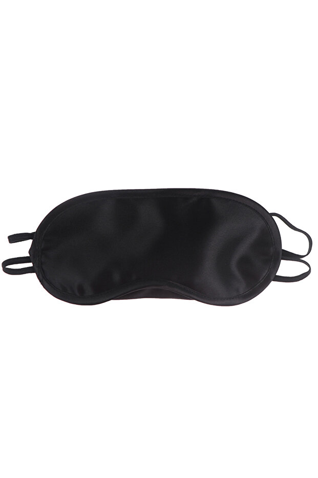 black 1PC Silk Sleep Eye Mask Padded Shade Eye Cover Patch Sleeping Mask Eyemask Blindfolds Travel R