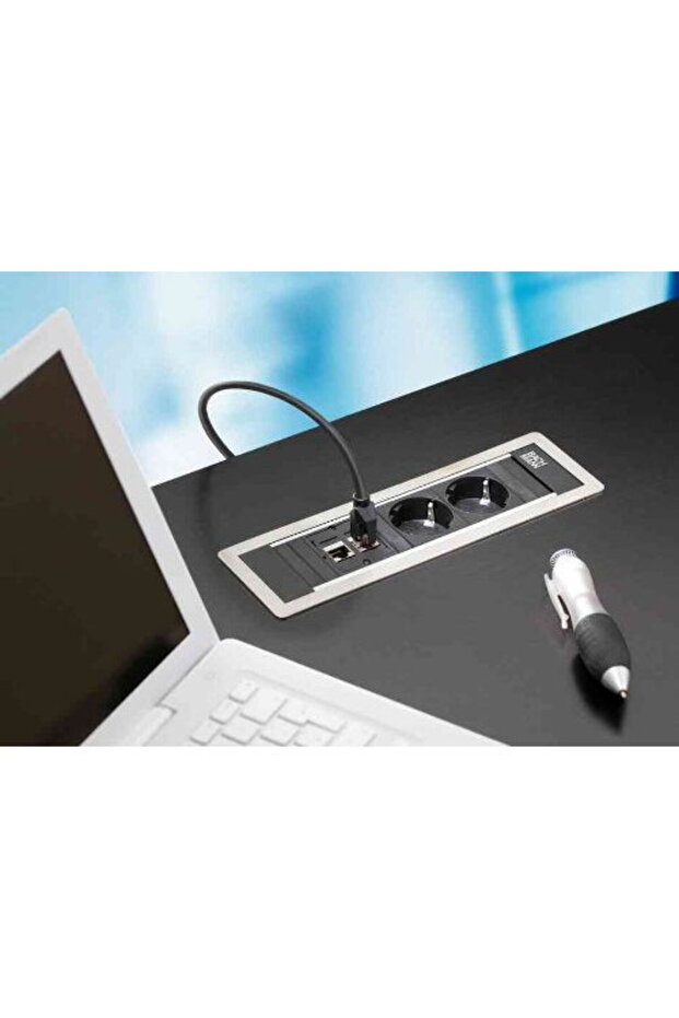 Power Frame 2xUTE 2xCAT5e scurt - 2