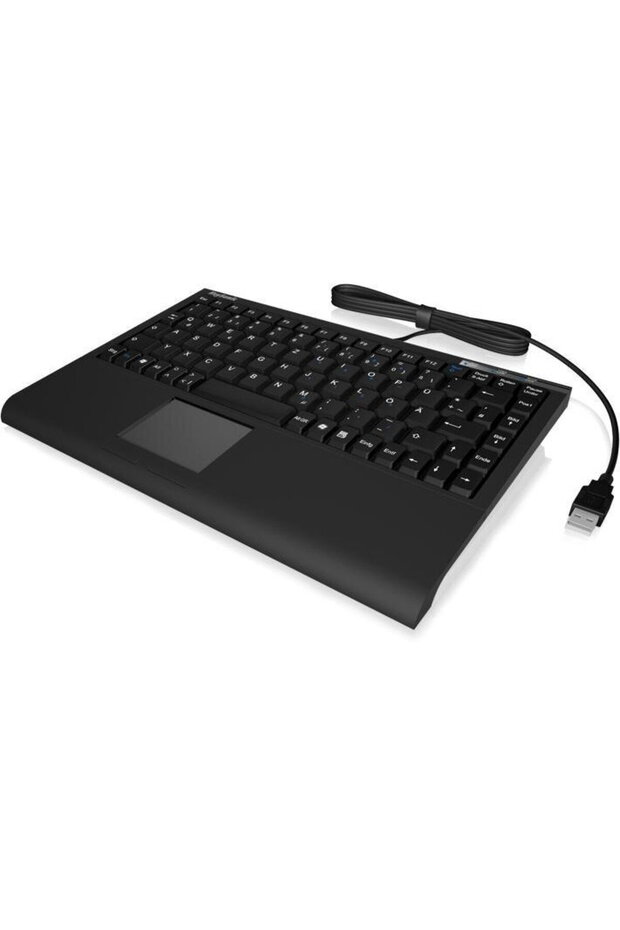 KeySonic ACK-540U+ with touchpad US Black