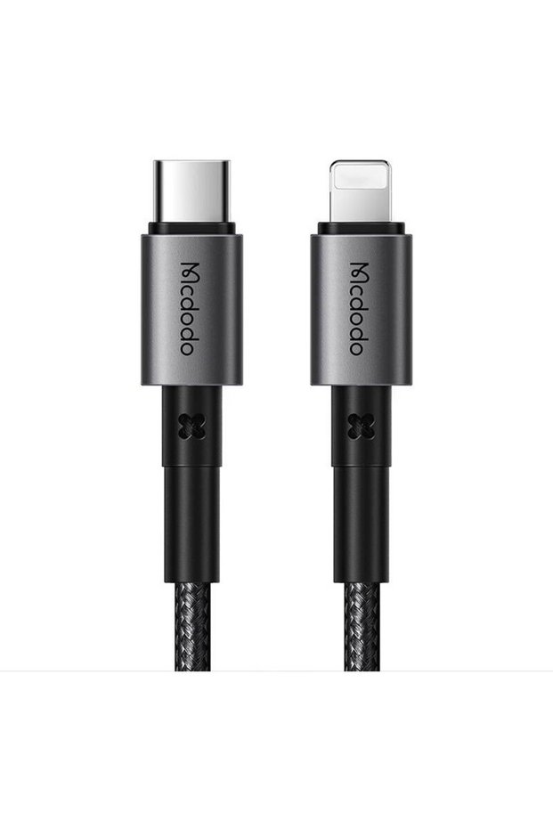 CA-2850 USB Type-C/Lightning 36W 1,2m Μαύρο