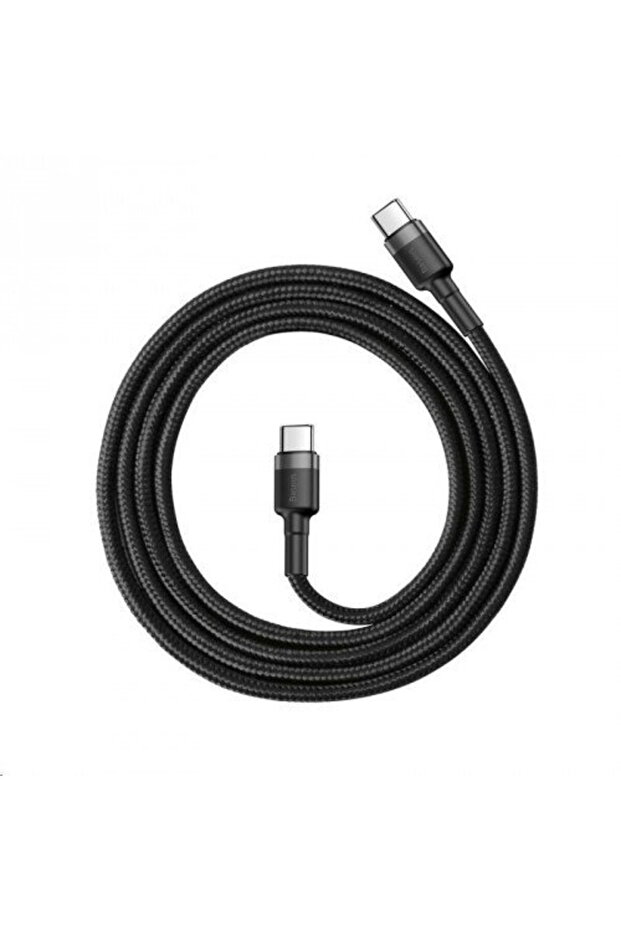 Cablu USB C Cafule, 2m, Negru, Gri - 2
