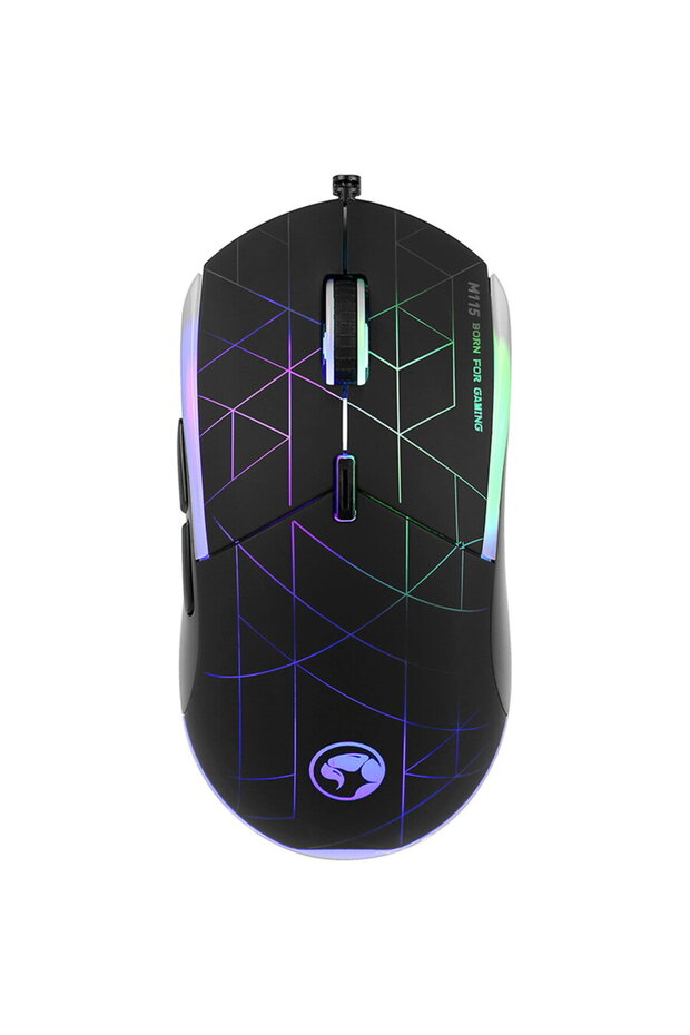 M115, USB, Black - 2