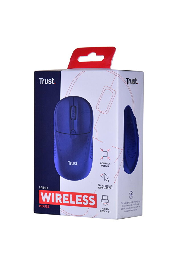 Wireless optical, 1600 DPI resolution, blue - 5