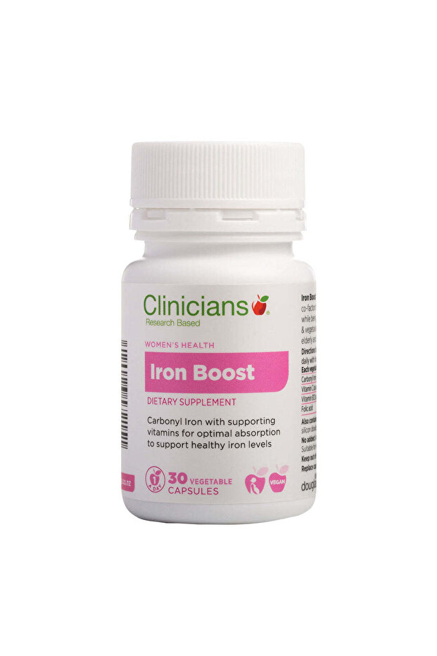 CLINICIANS IRON BOOST CAP 30S