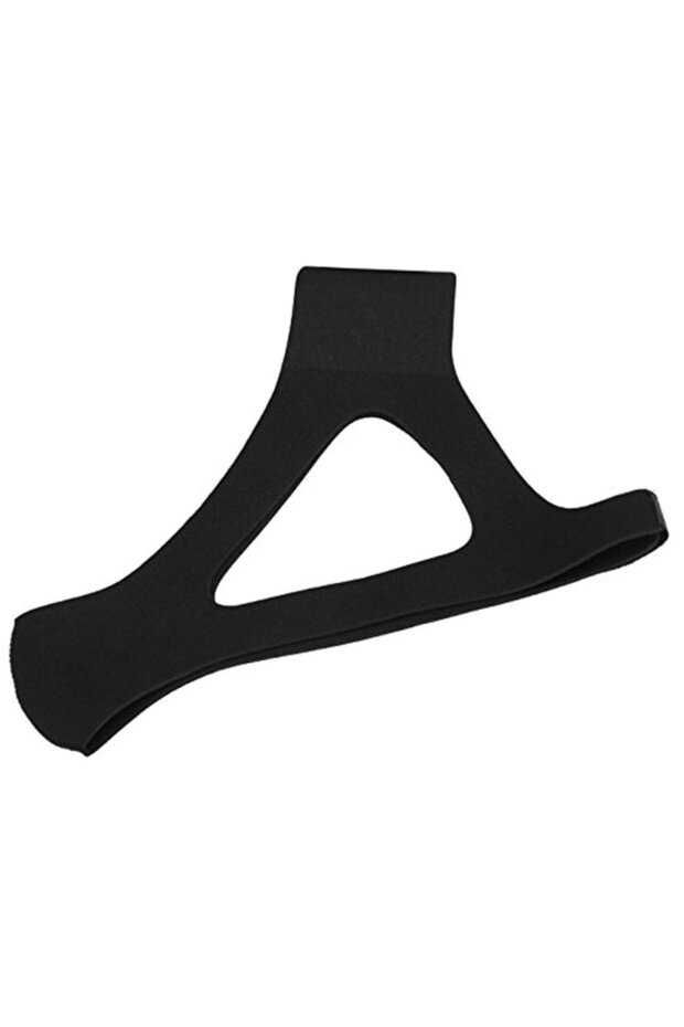 black Anti Snoring Belt Triangular Chin Strap Mouth Guard Gifts for Women Men Better Breath Health S