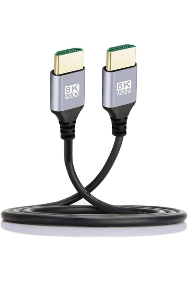 erorex HDMI 2.1 Ultra Slim Flexible Cable 1M, Supports 8K@60Hz & 4K@120Hz, 48Gbps High Speed, Male t