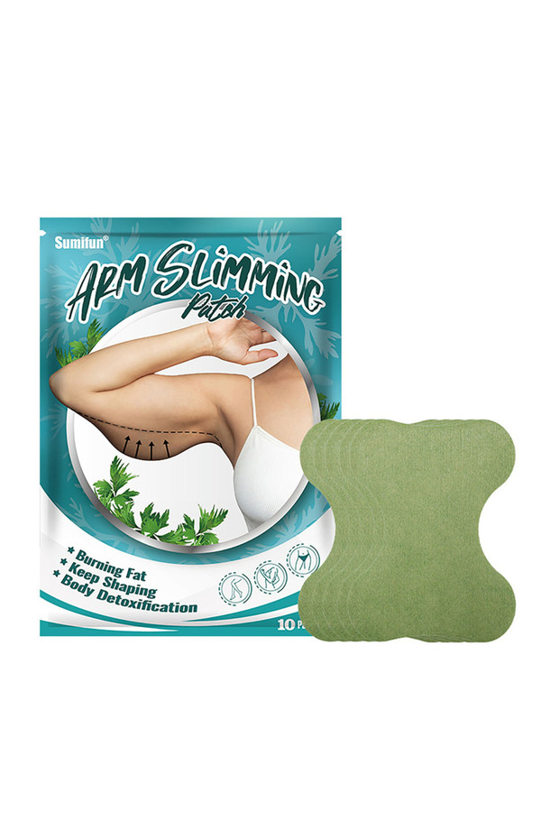Default 10pcs Arm Slimming Patches Fat Burning Body Detoxification Patches Fat Burning Health Care B