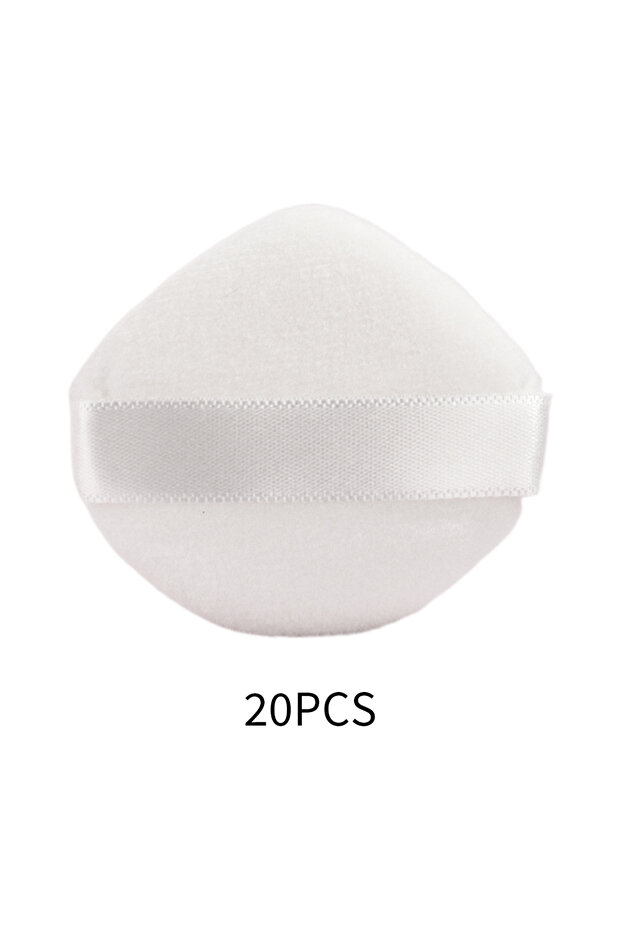 20PCS 20pcs Velvet Powder Puff Soft Wedge Makeup Pad For Makeup Loose Powder Sponge Makeup Tool