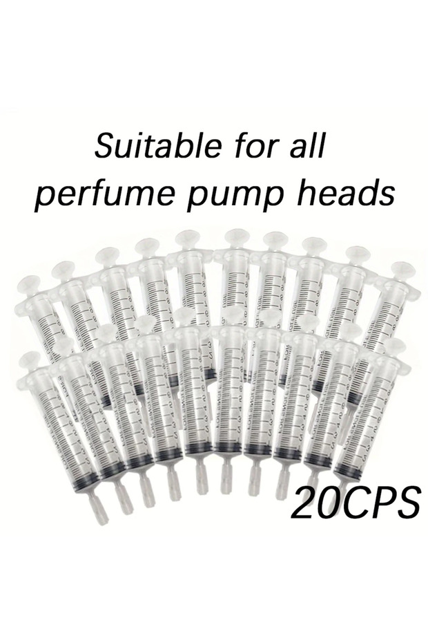 10ml 20pcs Plastic perfume syringe for quantitative 20pcs 0.34oz plasticdistribution of refillable b