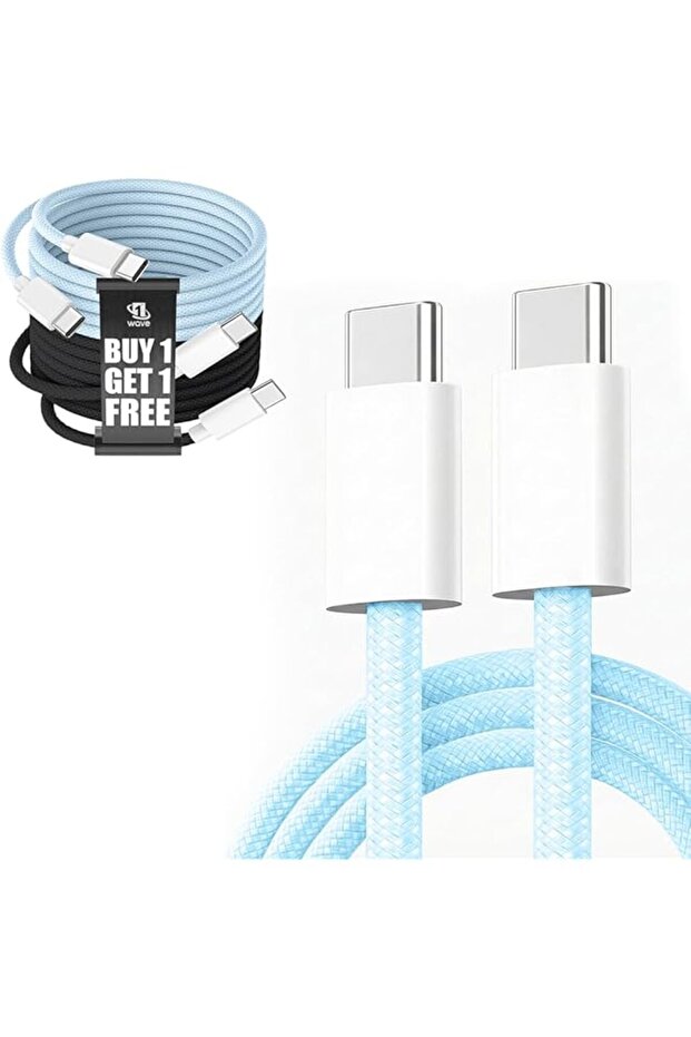 First Wave SurgeLink 60 USB-C to C Cable 1M – Up to 60W PD Fast Charging & High-Speed Data Transfe