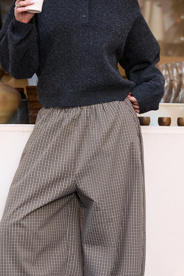 Poplin bloomer pantolon - 3