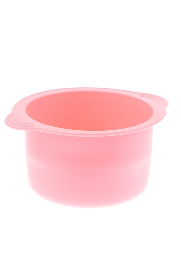Pink Wax Warmer Heat-resisting Replacement Silicone Bowls Hair Removal Wax With Stirring Stick Non-