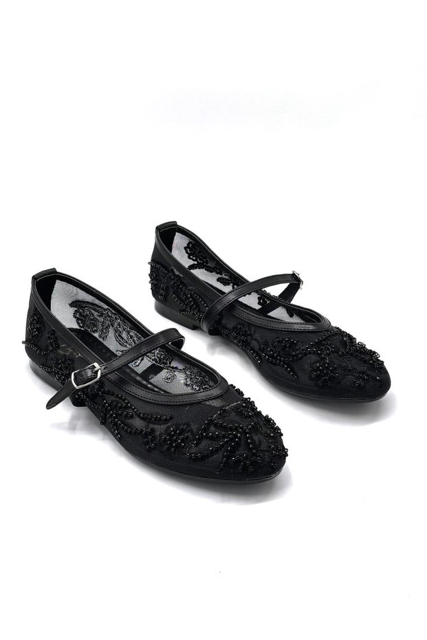 (Gedik Paşalı) Women's Tulle Ballerina Black