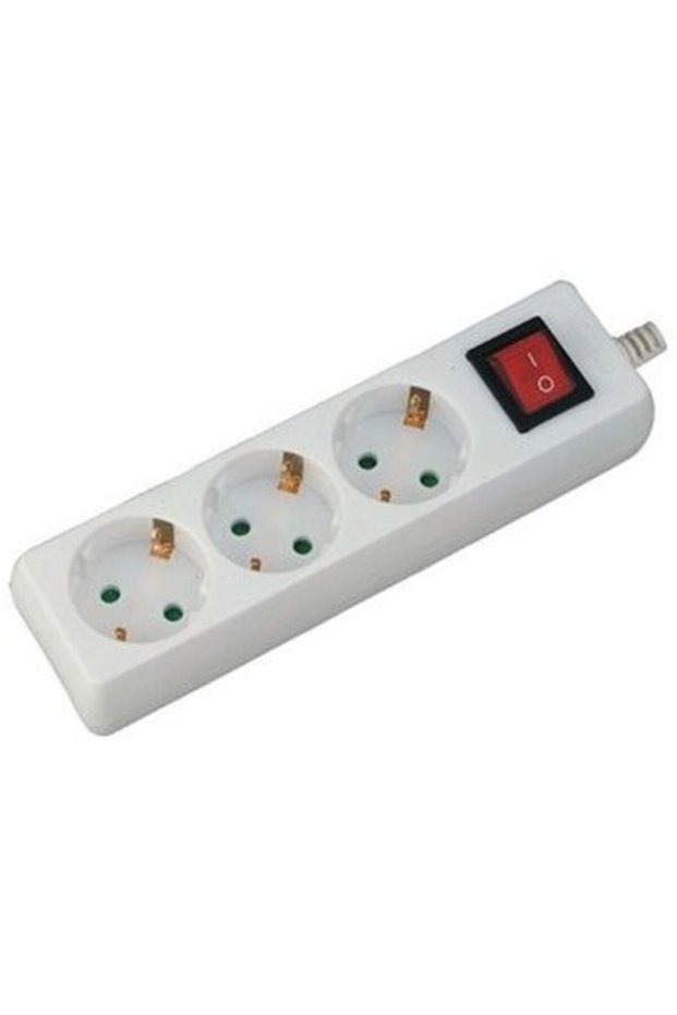 SKU-8762 3 sockets 1.5m with switch