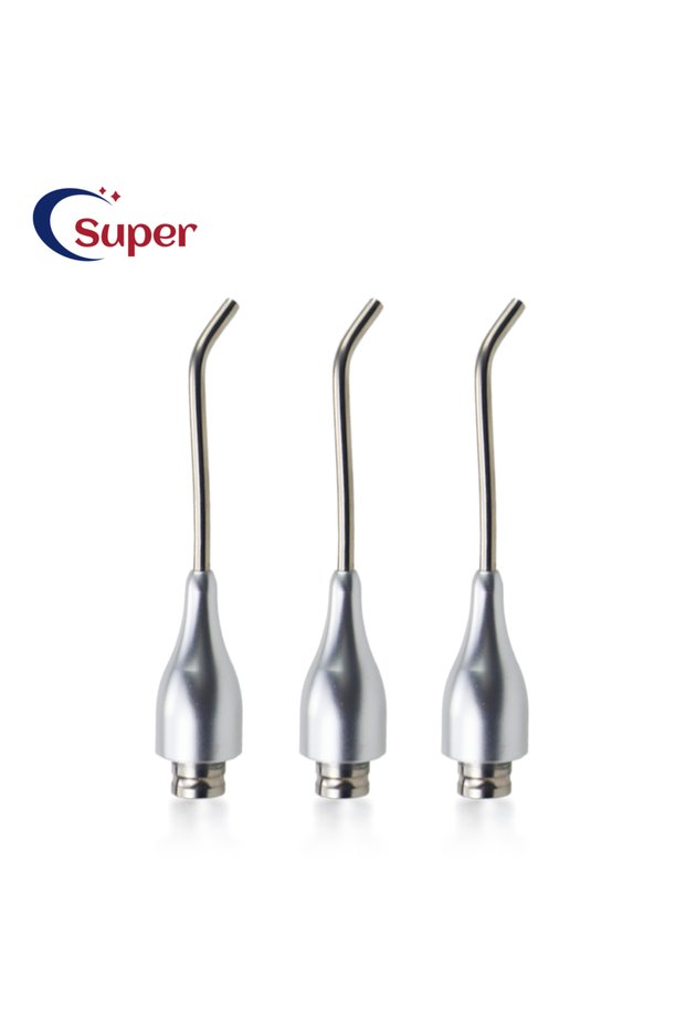 3pcs nozzle Dental Air Polisher Air Abrasion master water spray Sandblaster 2hole 4hole Metal Air Fl