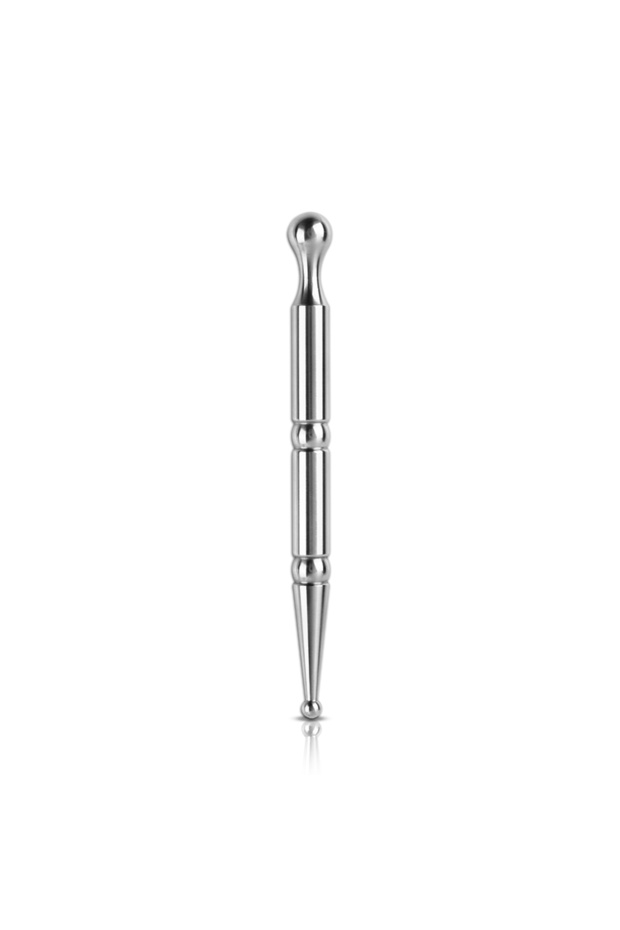1pcs Acupuncture Pen Stainless Steel Massage Stick Body Massager Meridian Energy Pen Facial Reflexol