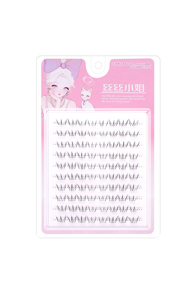 style 9 6-7mm Air Lower Eyelashes Fairy Fake Lashes Segmented Natural Under Lashes Manga Bottom Las