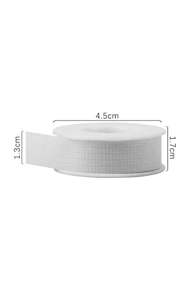 WHITE 1 Pc Non-woven Breathable Medical Silicone Gel Tape Grafted Lash Under Eye Pad Patch Eyelash