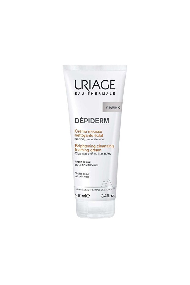 Eau Thermale Depiderm Brightening, Unifying & Iluminating Cleansing Foam Cream with Vitamin C