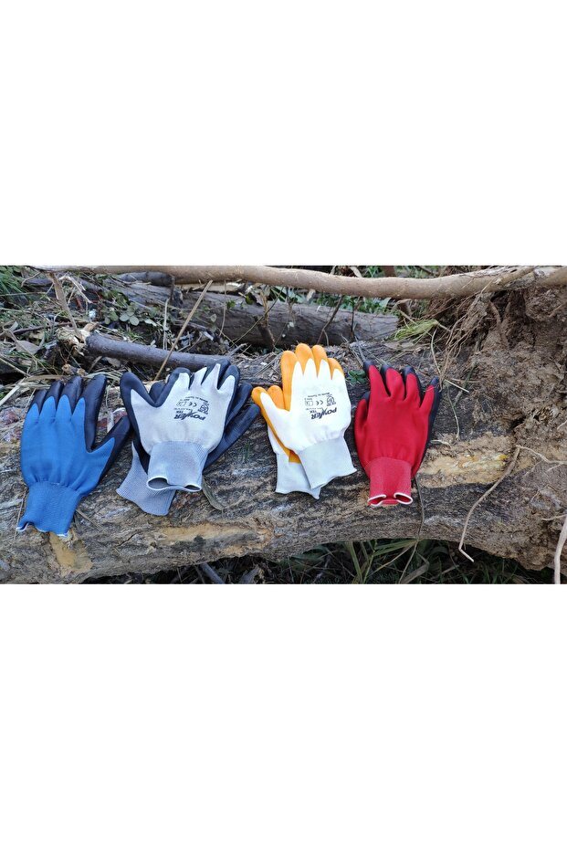 10 Numara 10 Çift Hafif İş Eldiveni - 5