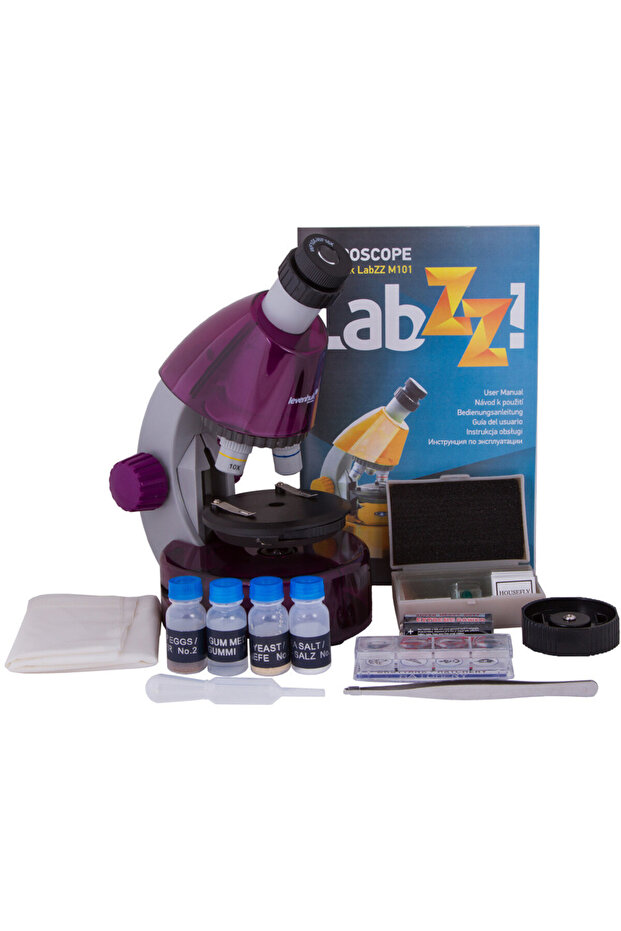 LabZZ M101 microscope, amethyst - 4