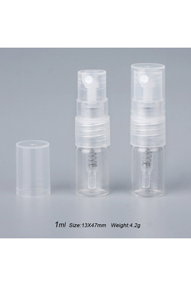 glass 1ml 100Pieces/Lot 1ml 2ml mini Perfume Bottle glass Spray Refillable Empty Bottles Cosmetic Co