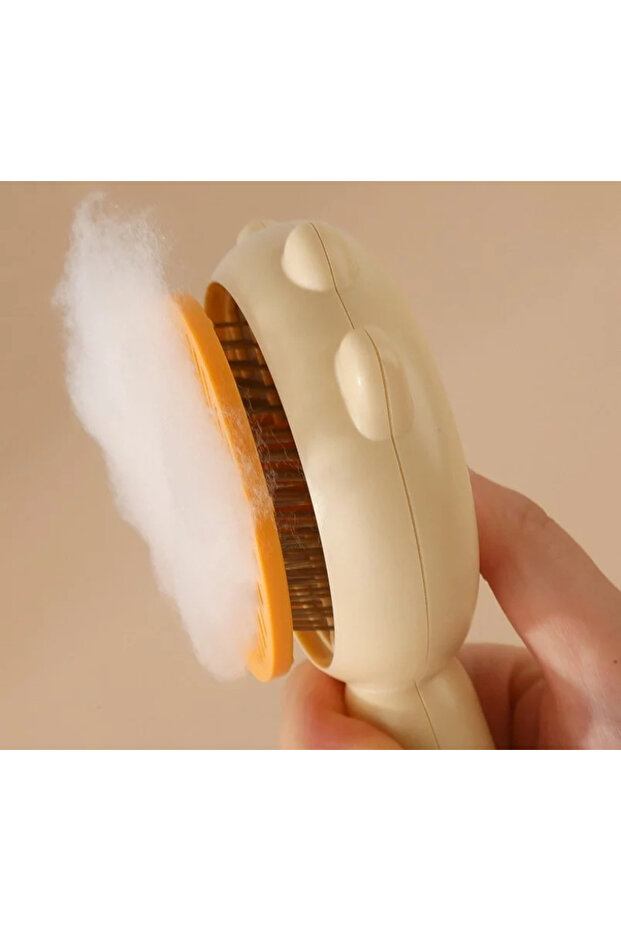 مشط الحيوانات الأليفة ذو التنظيف التلقائي بتصميم Pati - 3