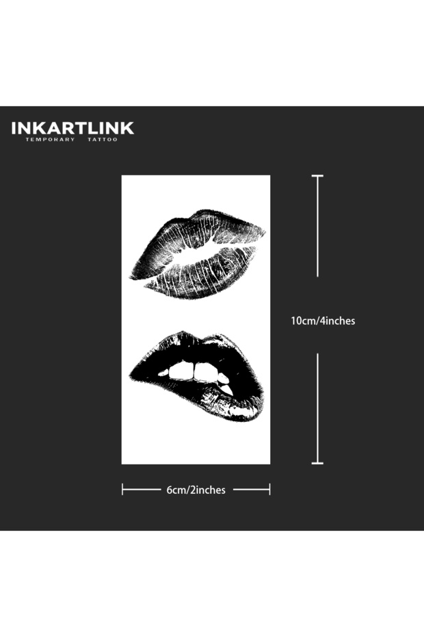 825-0610S Lip-biting Temporary Tattoo,Lasts To 15 Days New Technology Magic Waterproof Semi Permanen