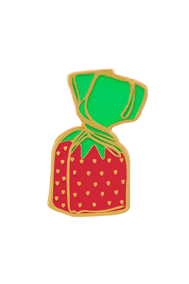 1 Strawberry Enamel Pin Lapel Pins for Backpacks Candy Brooches for Women Fashion Jewelry Accessori.