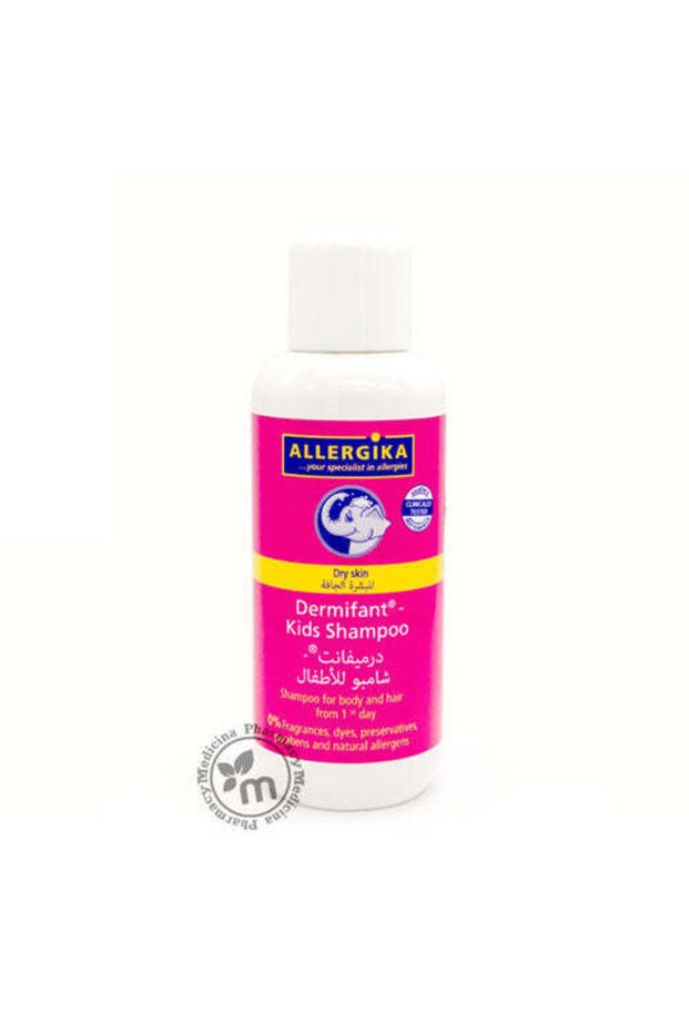 Dermifant Body & Hair Kids Shampoo for Dry Skin - fragrance free, parabens free, preservat