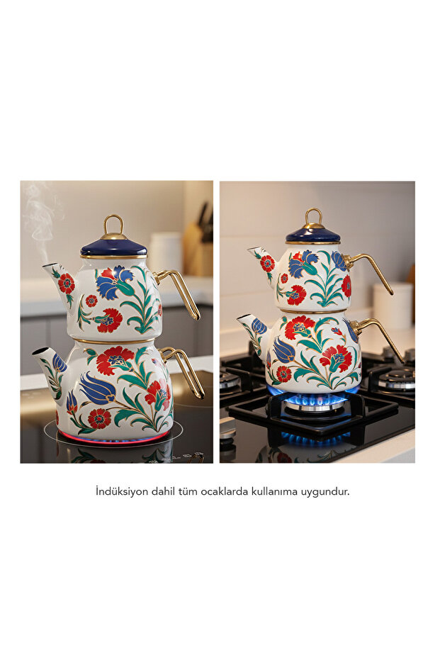 Emaye Çaydanlık - 5