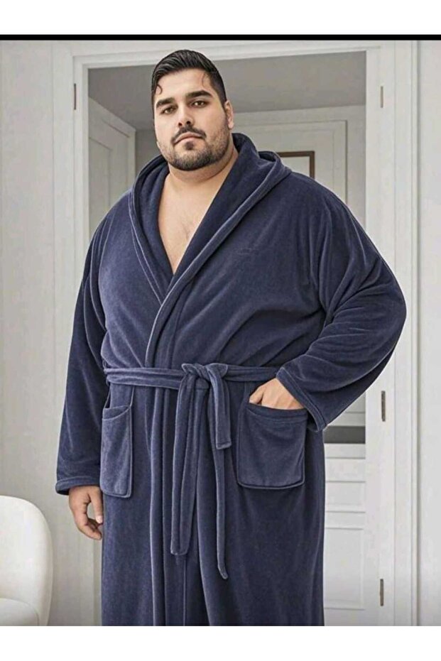 Thick cocolino bathrobe - 1