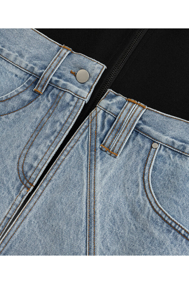 DENİM MIX RAW EDGE MONT - 4