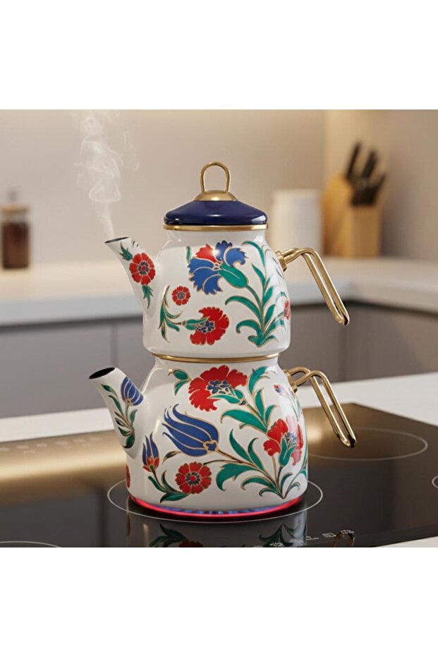 Emaye Çaydanlık - 4