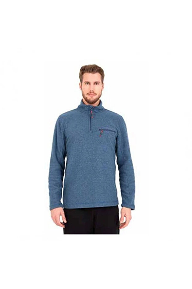 Yün Sweatshirt Mavi - 2