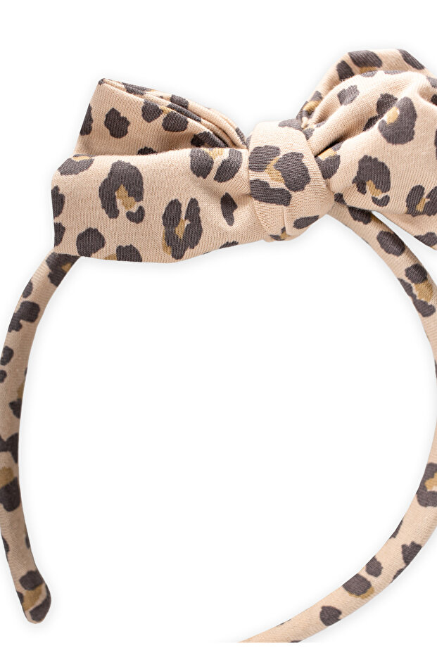 Large Bow Crown Leopard Pattern - 2