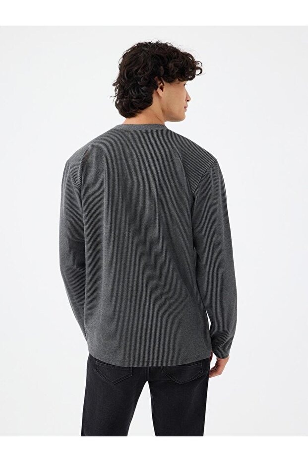 Erkek Sweatshirt LF2037183 - 3