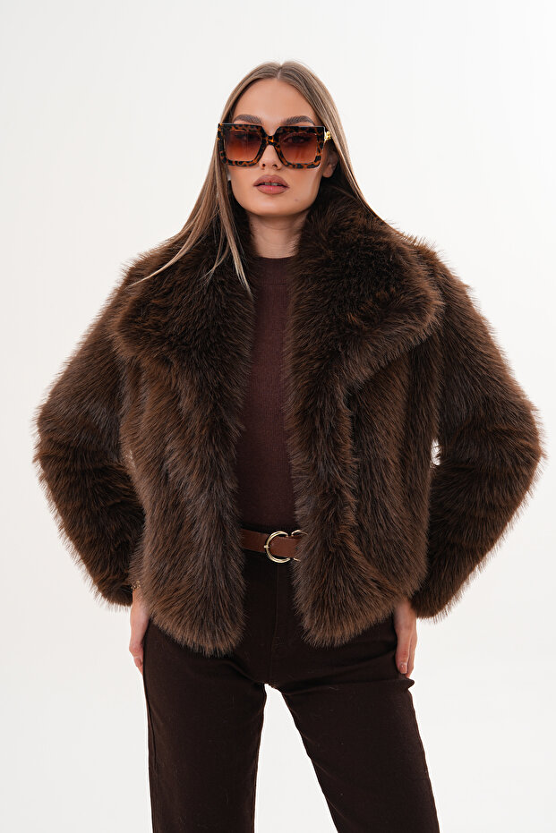 Geniş Yaka Ceket - 6