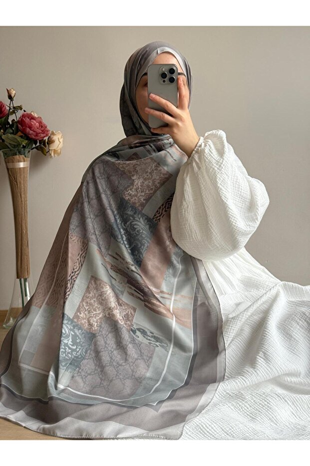 شال بنمط إترو-مينك - 2