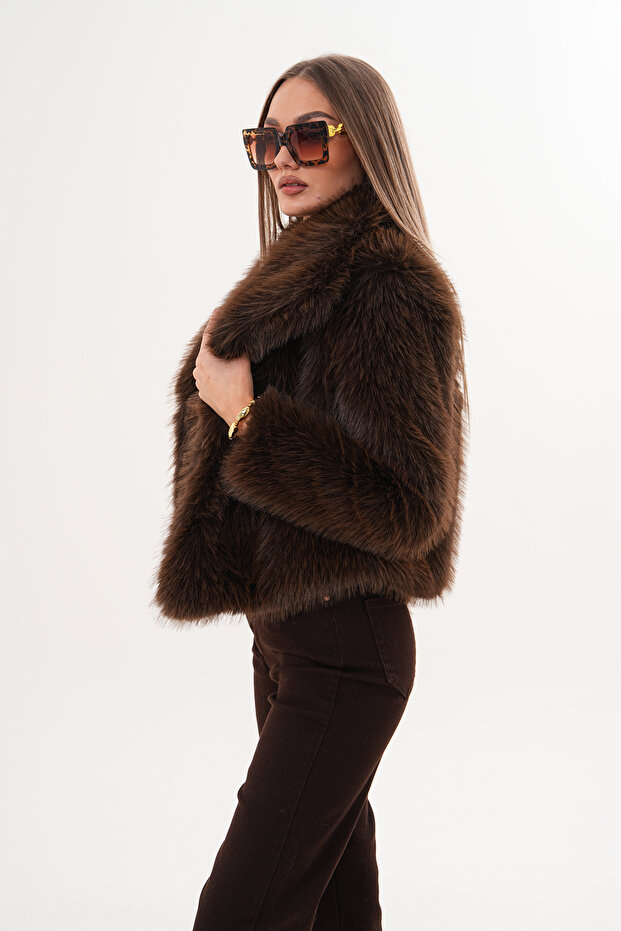 Geniş Yaka Ceket - 4