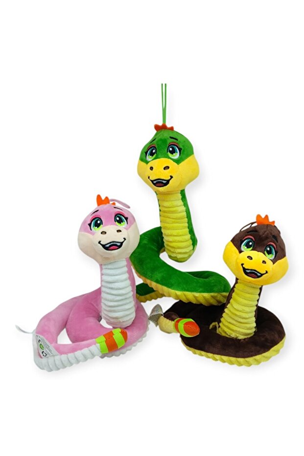 - ثعبان لطيف من القطيفة مقاس 35 سم - 1