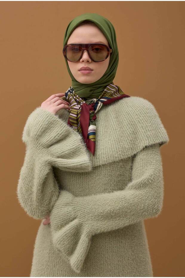 Soft Kraş Eşarp Selvi - 3