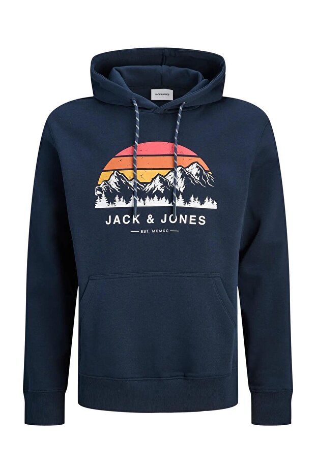 Jack&Jones Jjexplorer Sweat Hood Skı Erkek Sweatshirt 12286984 - 1