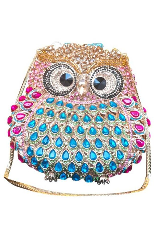 HGC Owl Crystal Clutch