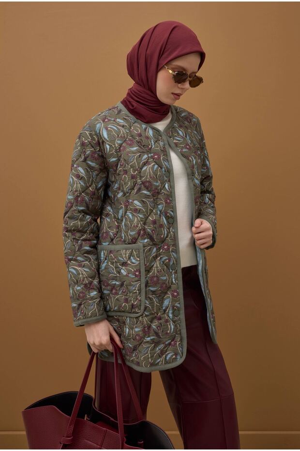 Soft Kraş Eşarp Bordo - 3