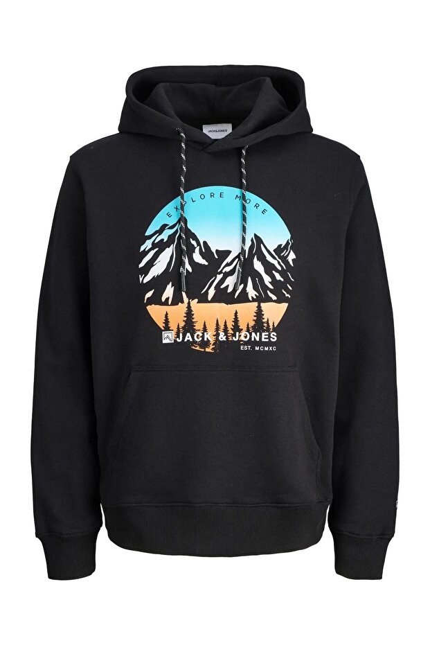 Jack&Jones Jjexplorer Sweat Hood Skı Erkek Sweatshirt 12286984 - 1