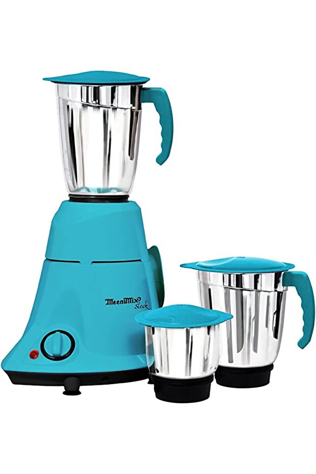 Sleek Blender Mill 220-240 Volt 50/60 Hz 600W with 3 Stainless Steel Jars