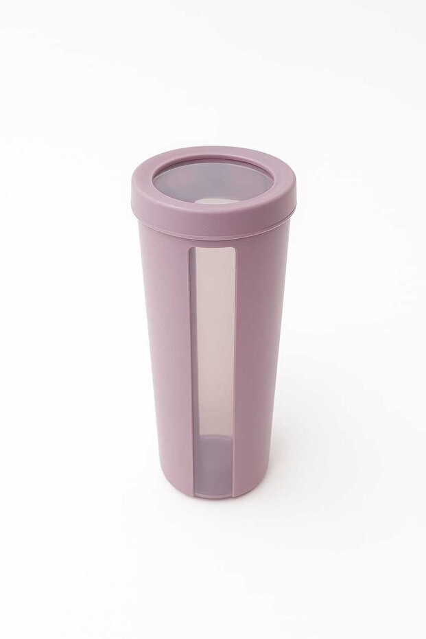 Lumina Vertical Food Storage Container (Transparent) - 1.8 Liter-Pink